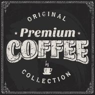 Vintage Coffee Label N40