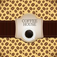 Coffee house menu template vector illustration N5