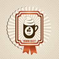 Coffee Icons and labels N5