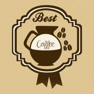Coffee Icons and labels N6