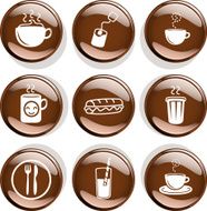 Coffee and Tea Badges