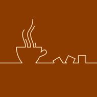 Stylized Drawing Of A Coffee Cup N3