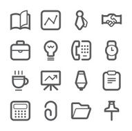Business icons set 1 N3