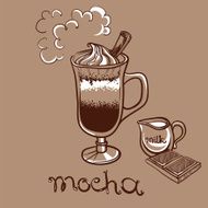 cup of mocha coffee N2