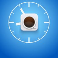 Background cup of coffee and time N3