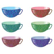 Different tea cups