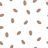 Seamless pattern with coffee beans N5