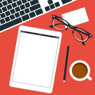 Flat Office Desk N12