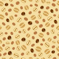 Seamless pattern with coffee beans N7