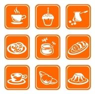 ornate food symbols