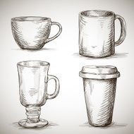set of coffe mugs