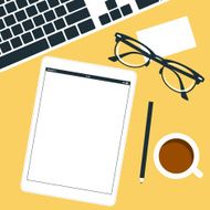 Flat Office Desk N13