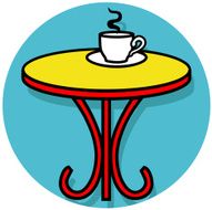 cafe table icon