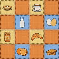 Seamless Breakfast Pattern