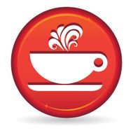 red tea cup icon