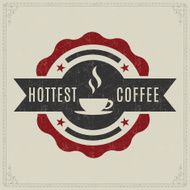 Vintage Coffee Label N43