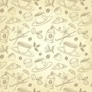 Cafe Freehand Background