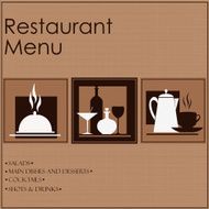 Sample menu for restaurant and cafe N3