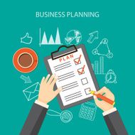 banner of business concept