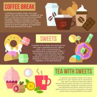 Coffee break sweets tea time