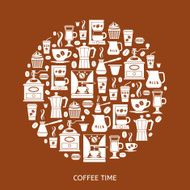 Coffee icons set N13