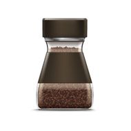 Vector Coffee Glass Jar Packaging Package Isolated on White Background N6