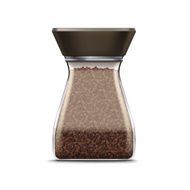 Vector Coffee Glass Jar Packaging Package Isolated on White Background N8