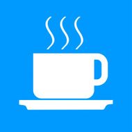 coffe vector illustration Flat design style N6