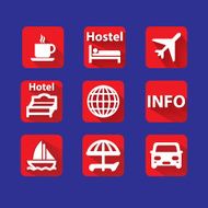 Icons in a flat design N3