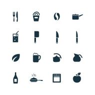 cooking icons set N2