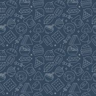 food line icon pattern set N3