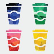 coffee icon Abstract Triangle