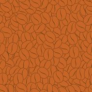 Seamless coffee beans background N3