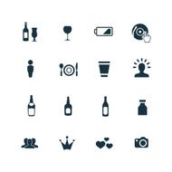 bar icons set