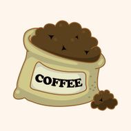 coffee bean theme elements N22