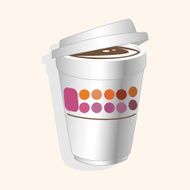 takeaway coffee theme elements vector eps N5