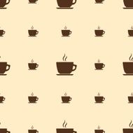 Seamless pattern with coffee cup N3