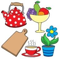 Domestics collection with flower