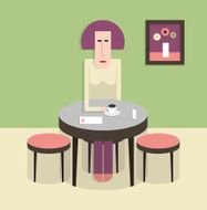 woman in cafe N3