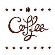 Coffee lettering