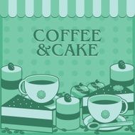 Set of Bakery green tone