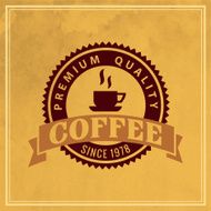 Vintage Coffee Label N64