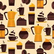 Coffee Seamless Pattern N34