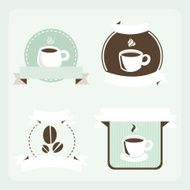 Retro coffee set