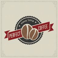 Vintage Coffee Label N68