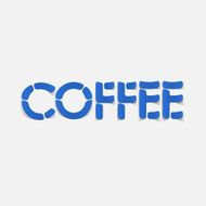 realistic design element coffe