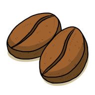 coffee bean cartoon