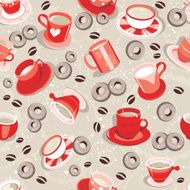 Coffee cup Seamless Pattern