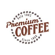 Vector coffee label N9