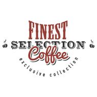 Vector coffee label N10